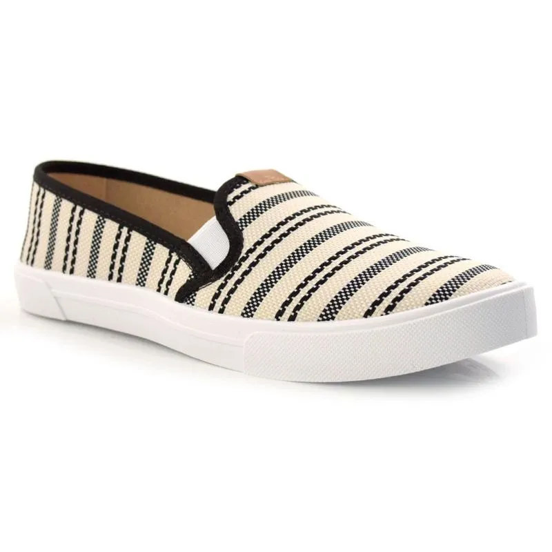 Slip On Feminino Moleca Preto 5296130-23370 38