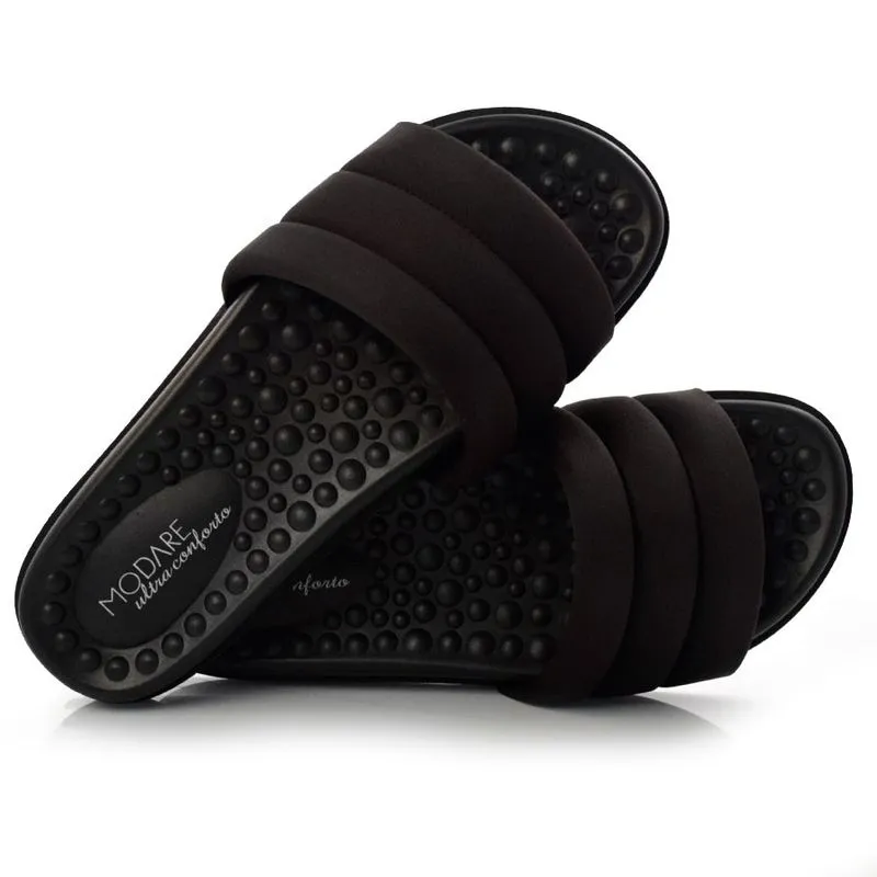 Tamanco Rasteira Slide Modare Preto 7168100-23582 36
