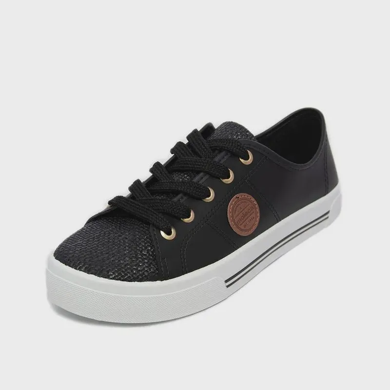 Tênis Feminino Moleca napa-tresse
