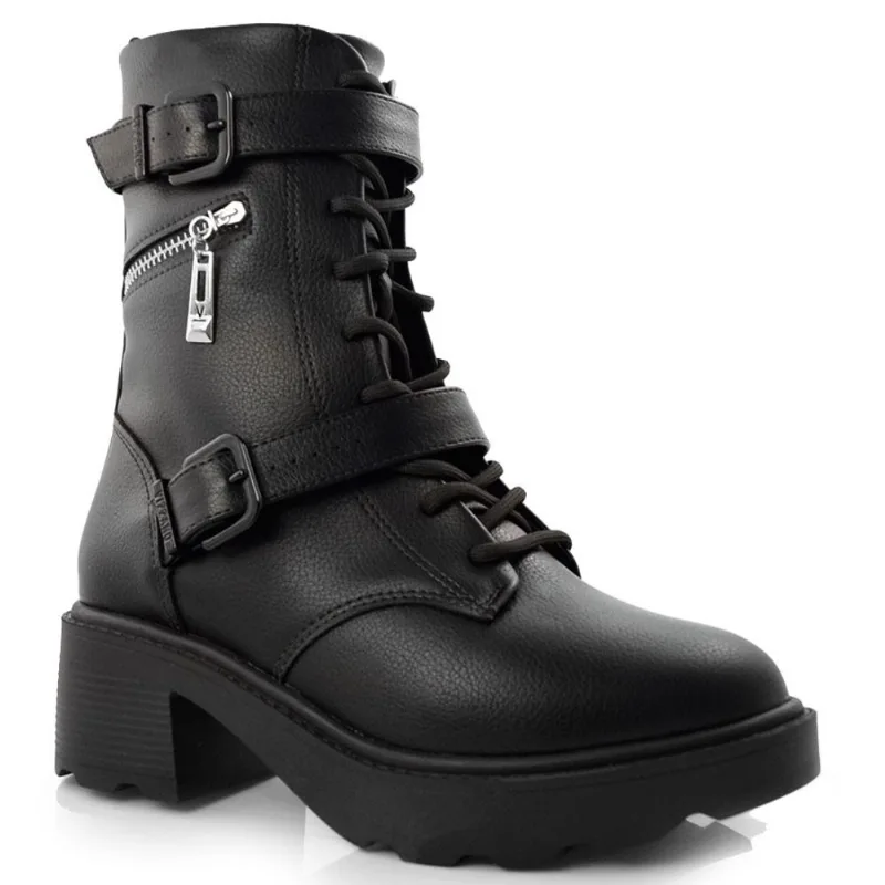 Coturno Tratorado Feminino Vizzano Preto 3079103-23572 36
