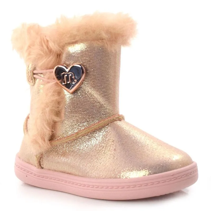 Bota Feminina Baby Molekinha Rosa 2127205-19703 23