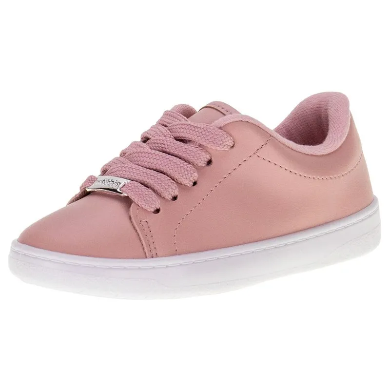 Tênis Infantil Feminino Molekinha 2554100 BRANCO/ROSA 31