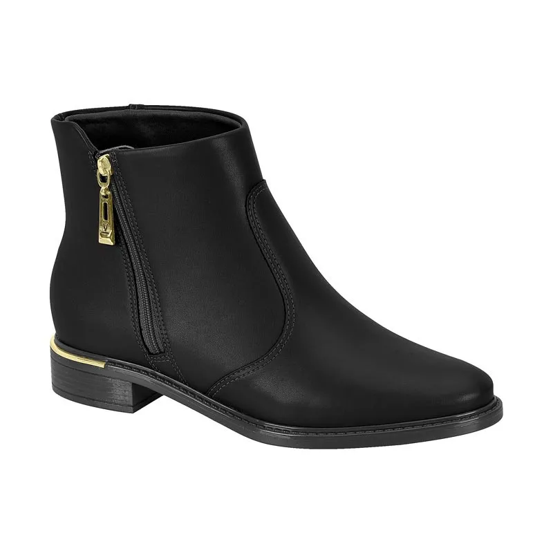 Bota rasteira feminina vizzano 3077.106 salto baixo 2,5 cm altura