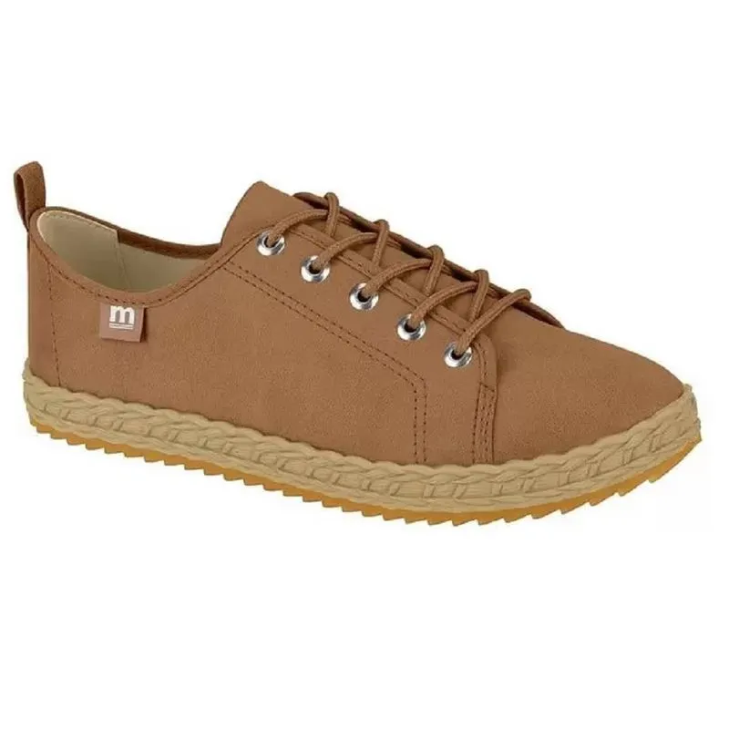 Tênis Fem Moleca Camurça Flex Camel 5696.303
