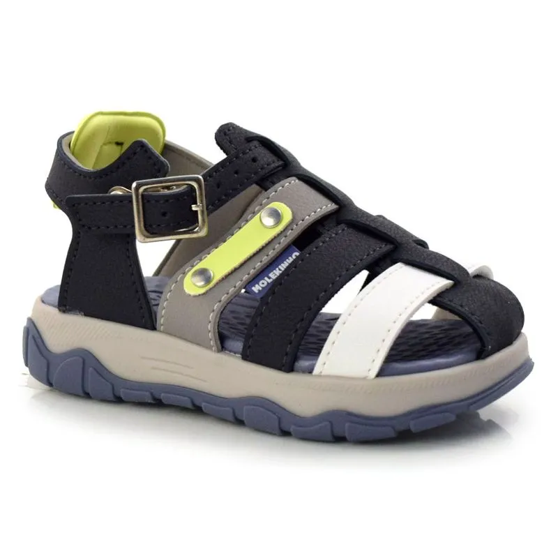 Papete Baby Masculina Molekinho Azul 2624.103.22666 26