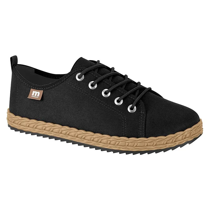 Tênis casual feminino moleca 5696.303 solado tratorado