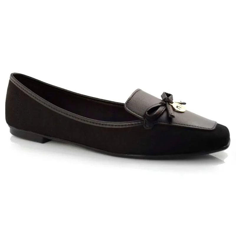 Mocassim Feminino Moleca Preto 5737.203.10054 37