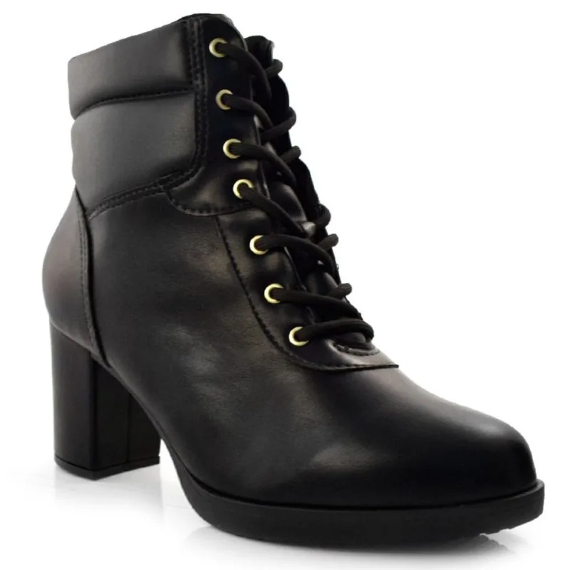 Coturno Feminino com Salto Bloco Modare Preto 7073103-20108 33