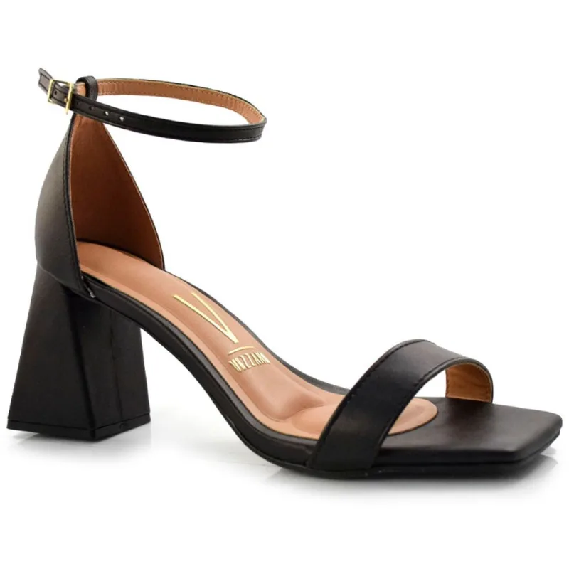 Sandália de Salto Bloco Vizzano Preto 6464.102.7286 34