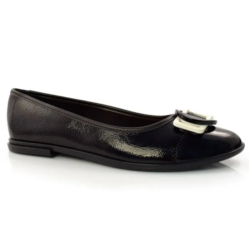 Sapatilha Feminina Moleca Preto 5756102-17783 35