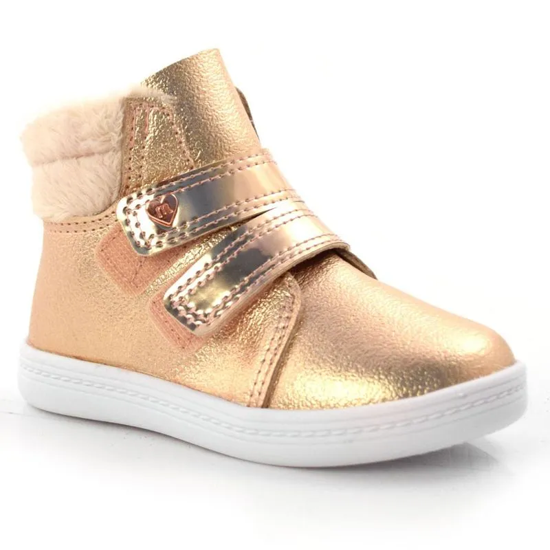 Bota Feminina Coturno Molekinha Rosa 2127206-23629 23