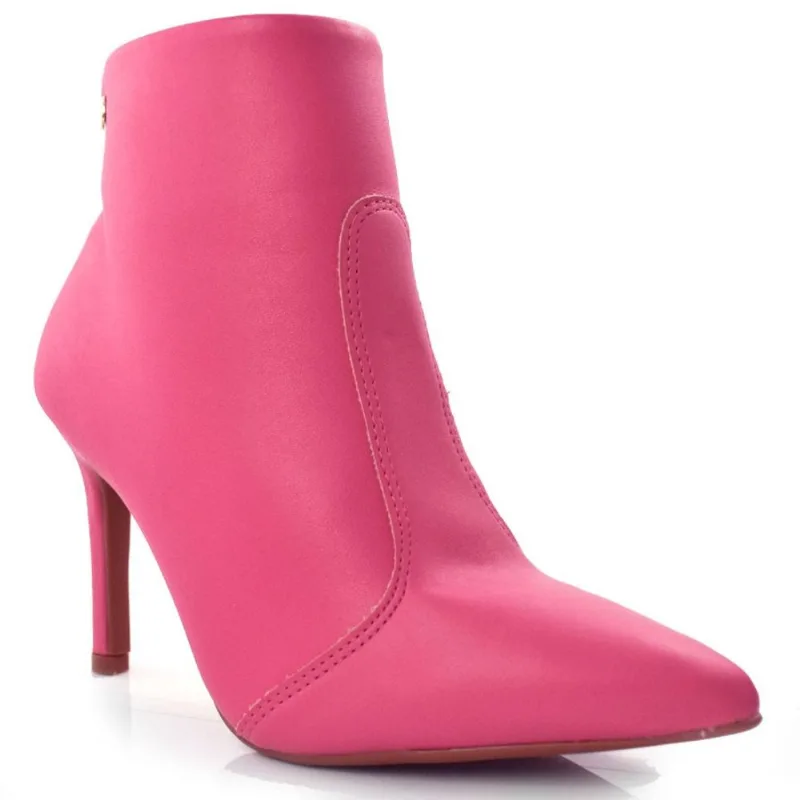 Ankle Boots Feminino Vizzano Rosa 3049225-7286 39
