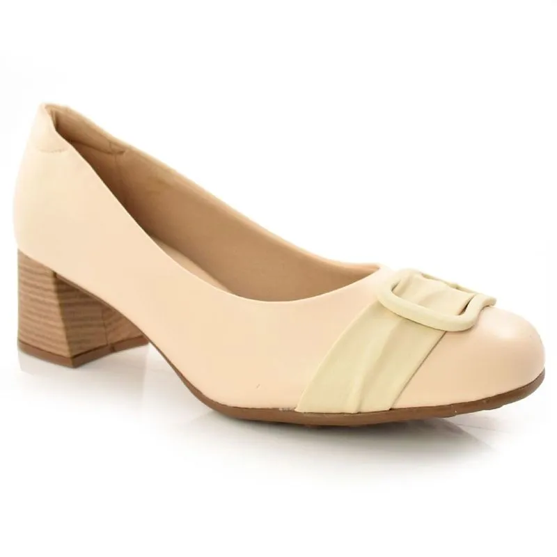 Scarpin Feminino Modare Creme 7373101-23939 35