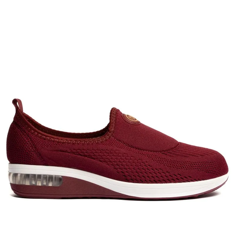 Tênis Feminino Modare Slip On Tecido Vinho - 40