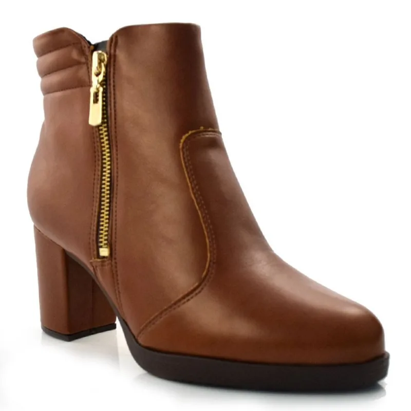 Ankle Boots Feminino Modare Marrom 7073102-20081 34