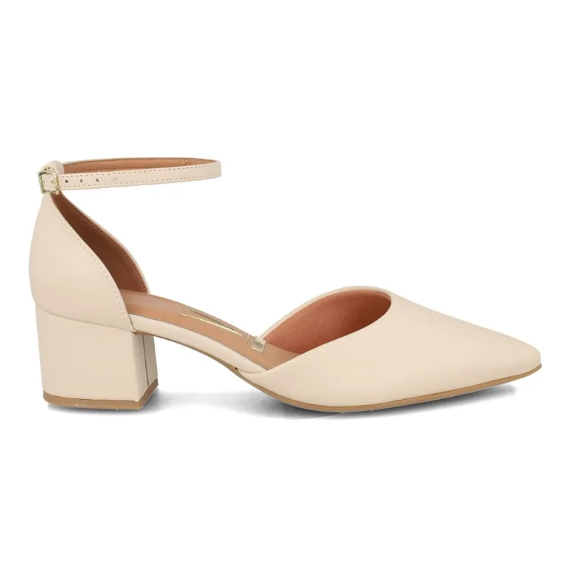 Scarpin Vizzano Creme Feminino 33