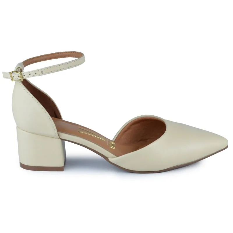 Scarpin Vizzano Feminino 1220.317 7286 PELICA CREME 38