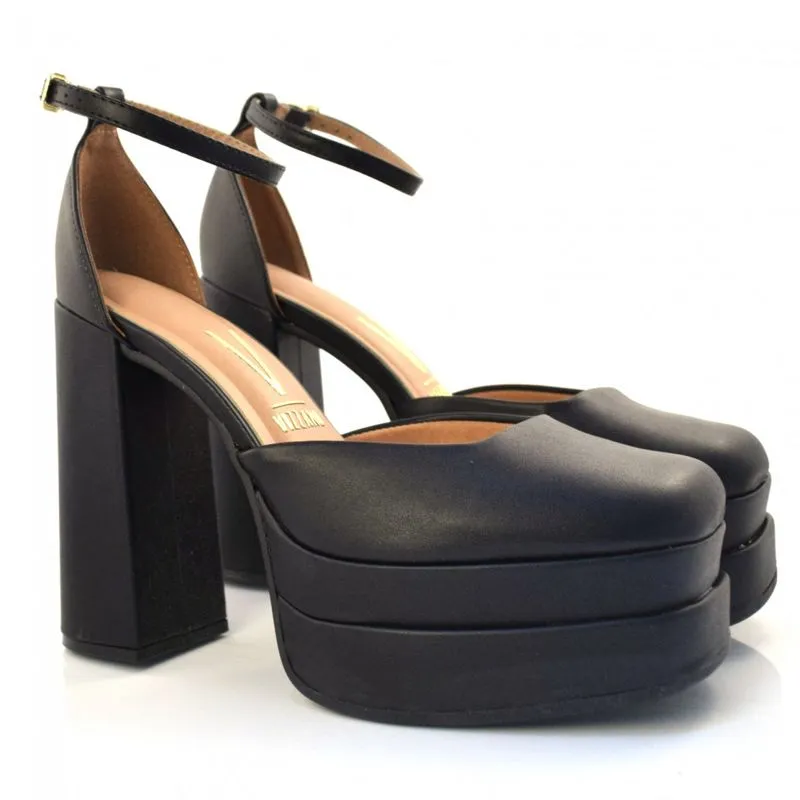 Sapato Plataforma Boneca Feminino Vizzano Preto 1395101-7286 37
