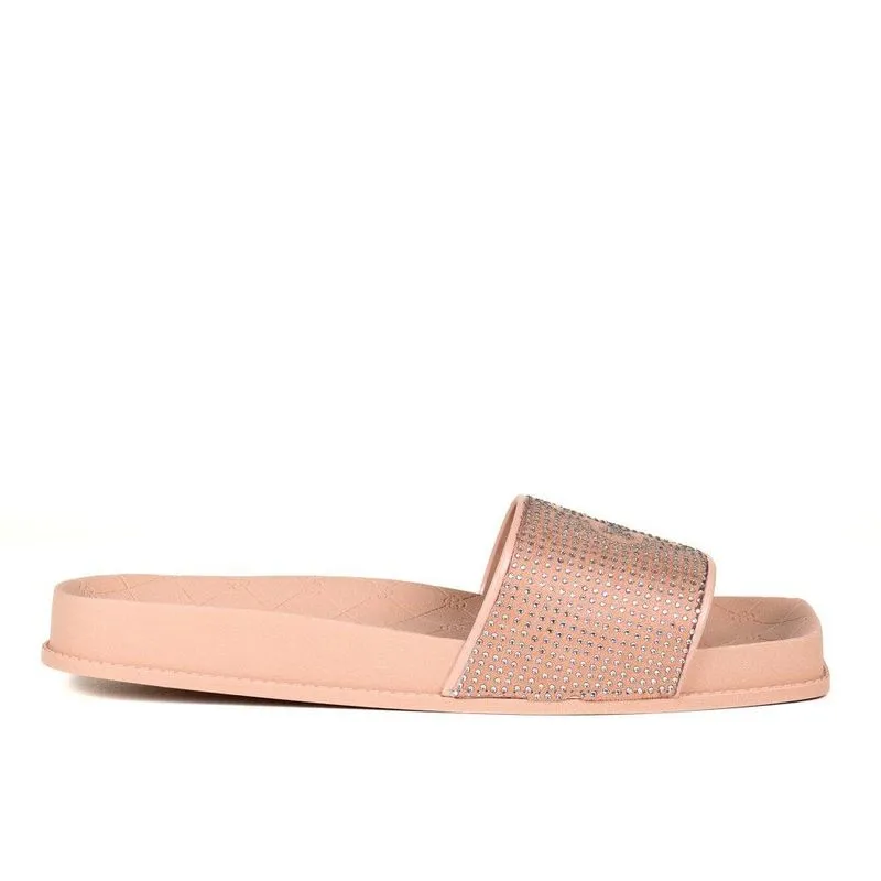 Chinelo Slide Capodarte Hotfix Nude 37/38