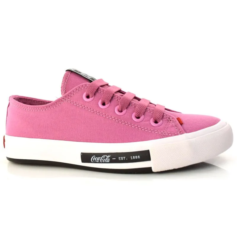 Tênis Feminino Coca Cola Daytona Rosa CC1947 35