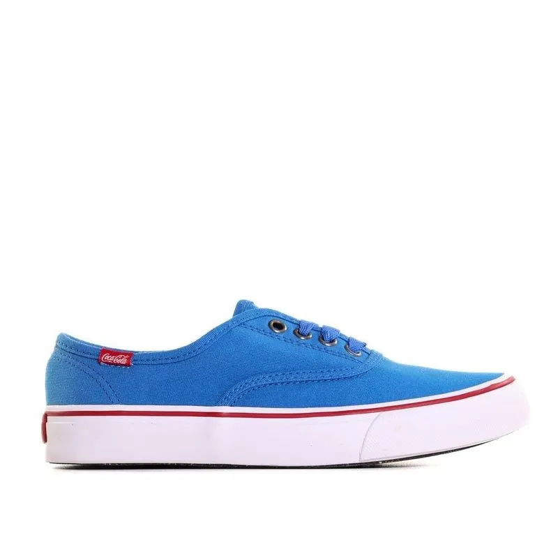 Tênis Feminino Coca-Cola 0471 Azul/Vermelho 38