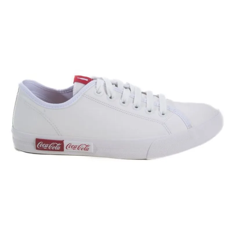 Tênis Coca Cola Blend Basic Town Casual Feminino Branco 44 40