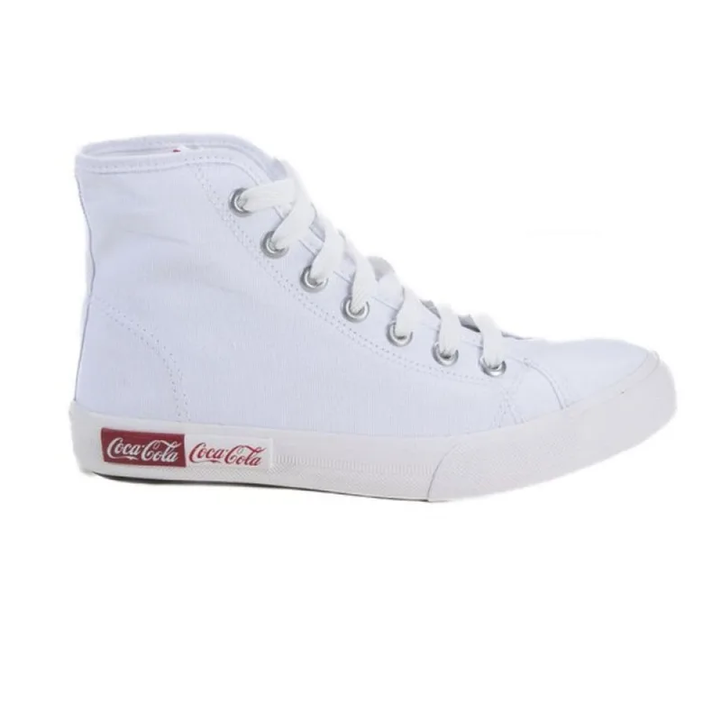 Tênis Coca Cola Blend Basic Hi Feminino Casual Branco 39 34