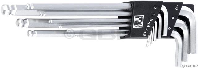 Pedro's Hex Wrenches L Wrench Set 9-Piece Metric Wrench Set With Holder
