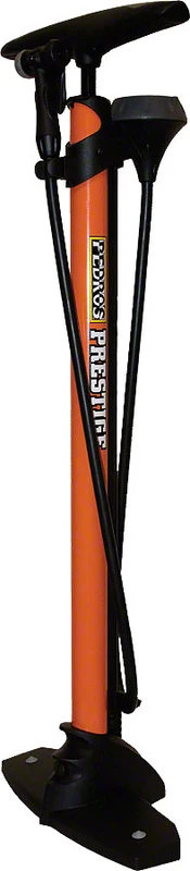 Pedro's Prestige Floor Pump Mechanic Orange
