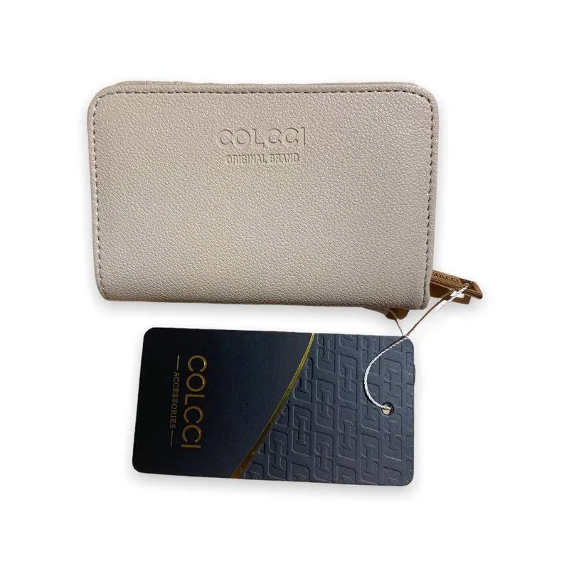 Carteira Colcci Pequena Tpu Since 86 Creme