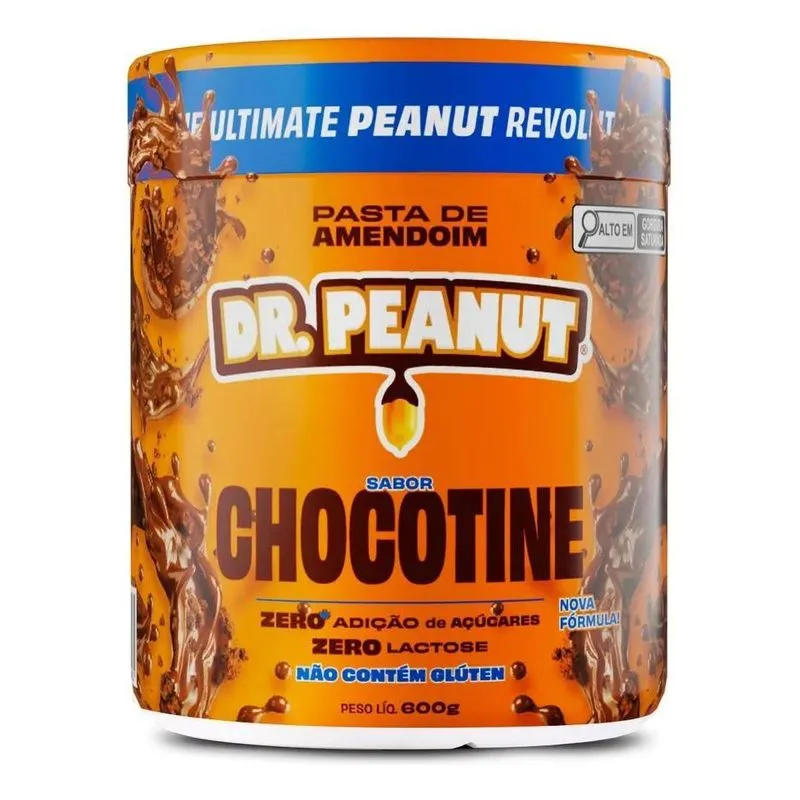 Pasta De Amendoin Dr Peanut Power Cream Whey Protein 600g Sa