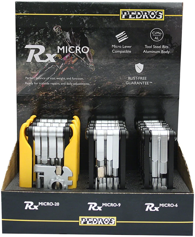 Pedro's Rx Multitool POP Counter Display Micro