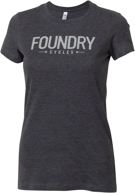 Foundry Logo Cycles Women's T-Shirt Gray~ LG
