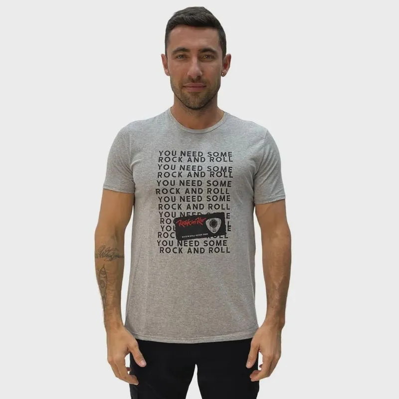 Camiseta Enfim Manga Curta Slim Rock In Rio