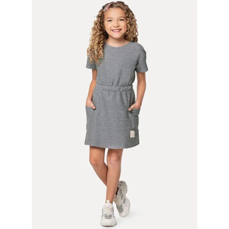 Vestido Curto Infantil Carinhoso 4 ao 8