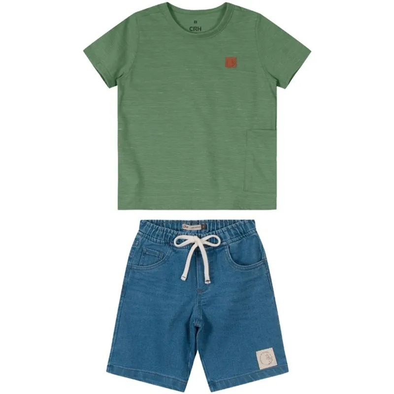 Conjunto Infantil Menino Carinhoso 1 ao 3