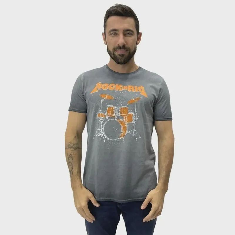 Camiseta Enfim Manga Curta Rock In Rio
