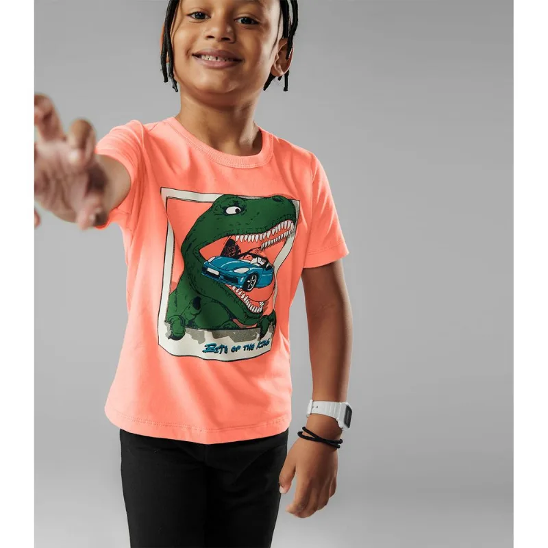 Conjunto Infantil Masculina The King Rovitex Kids Laranja 2