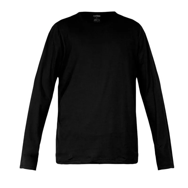 Camiseta Masculina Plus Size Básica Manga Longa