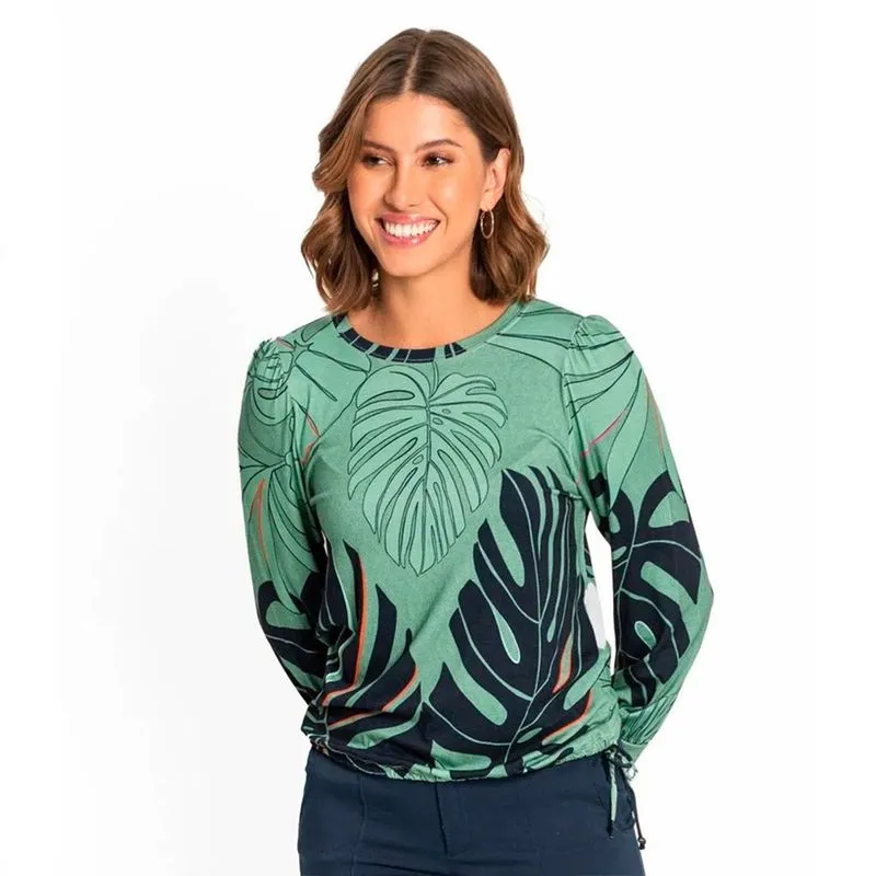 Blusa Feminina Endless Folhagem