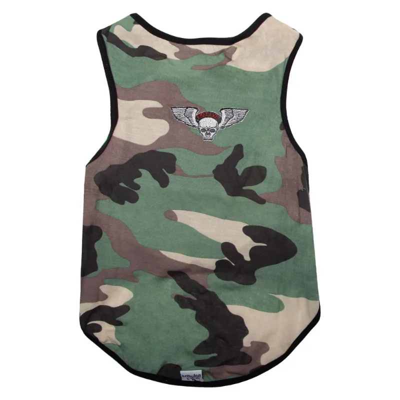 Roupa Pet Camuflado Dog Care Verde 12 / Verde