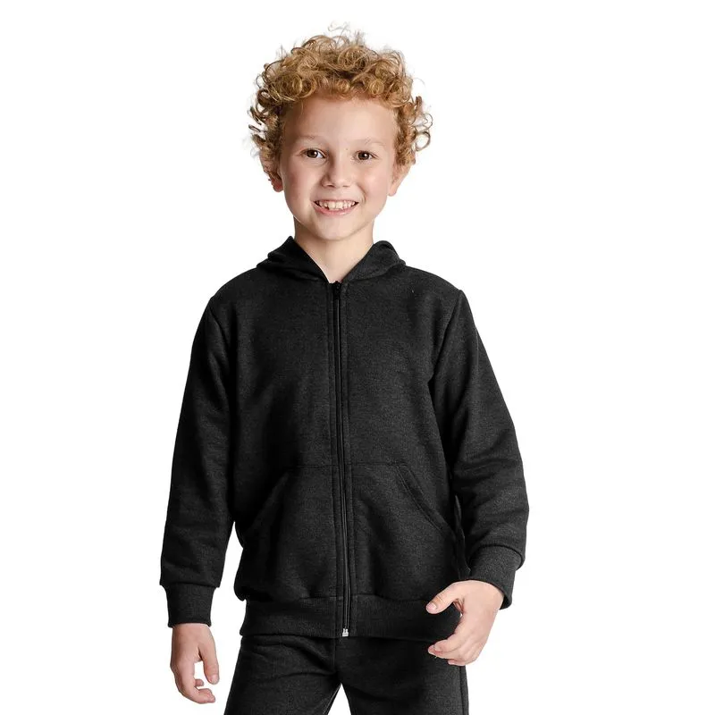 Jaqueta Infantil Moletom com Capuz Rovitex Kids Preto 16