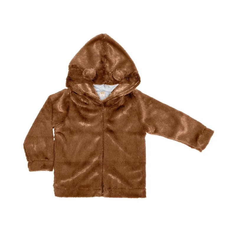 Jaqueta Com Capuz Masculina Trick Nick Baby Marrom P