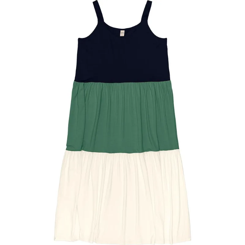 Vestido Midi Recortes Rovitex Azul P