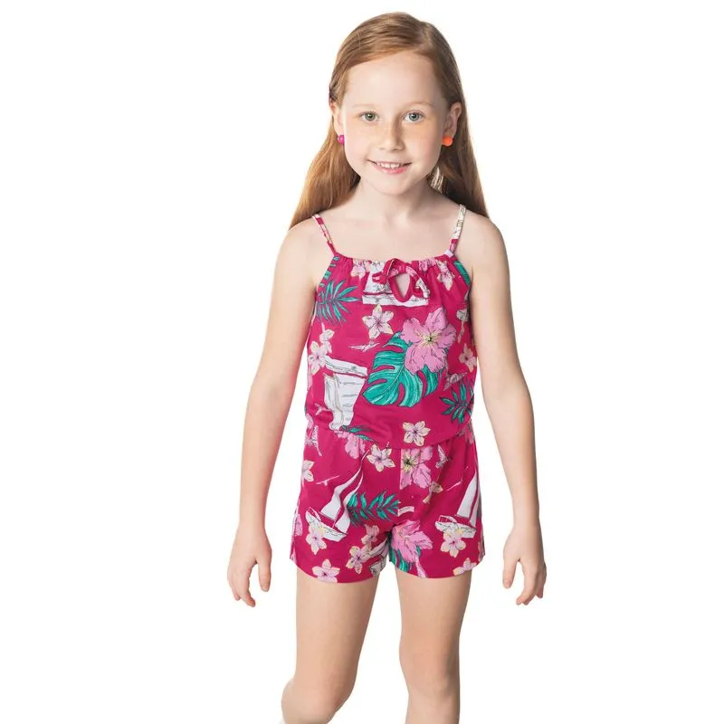 Macaquinho Infantil Rovitex Rosa 8