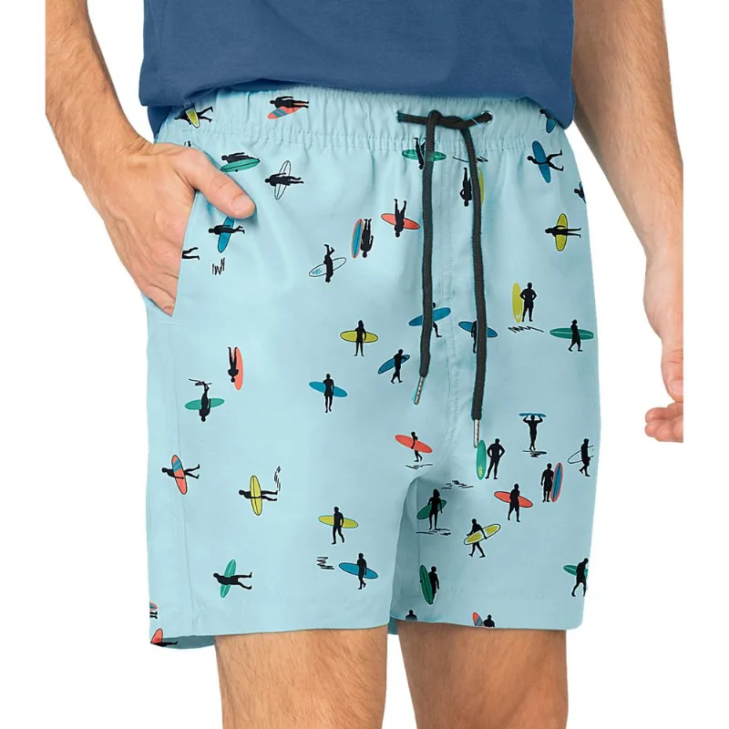 Shorts Masculino Estampado Microfibra Rovitex Azul 38