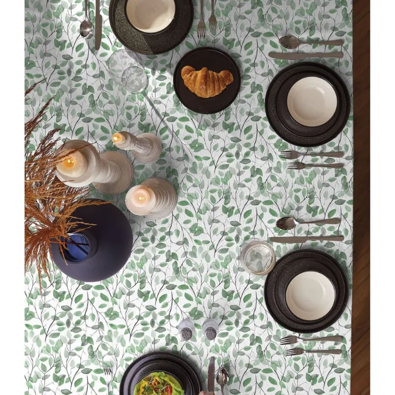 Toalha De Mesa Quadrada 4 Lugares Teka Verde UN / Verde