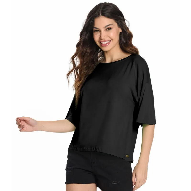 Blusa Feminina Viscotorcion Endless Preto M