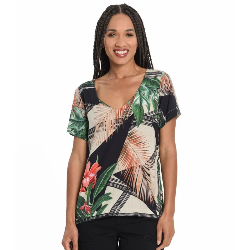 Blusa Feminina Viscose Endless Preto GG