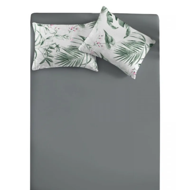 Jogo De Cama Queen Doce Vida Cinza